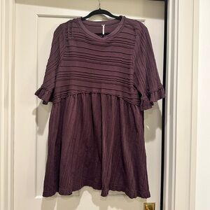 Free People Plum mini dress